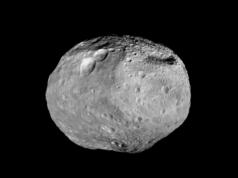 小惑星探査機ドーンが撮影したベスタ