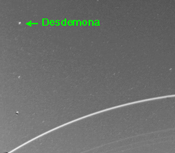 ボイジャー2号が撮影した天王星の衛星デスデモナ